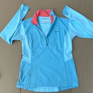 Columbia quarter zip Omni wind block L/G